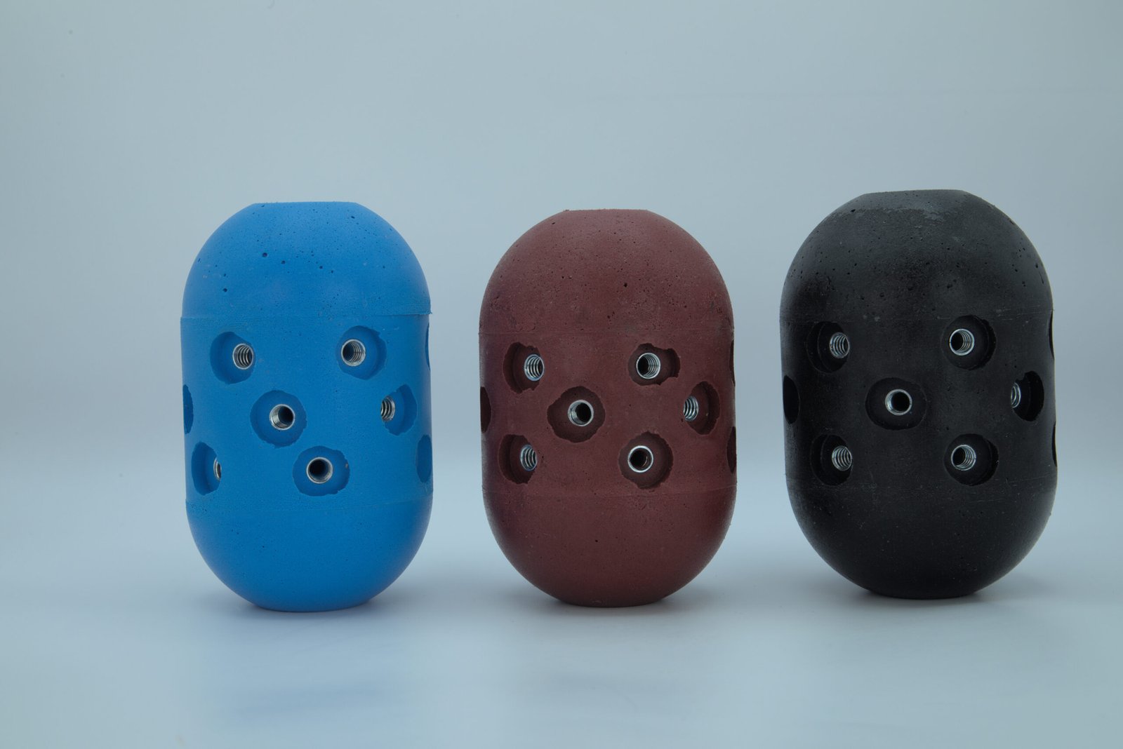 Collection of the different sizes of PiepeCo Pig's Urethane Pigs